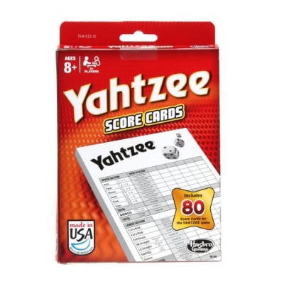 Hasbro Yahtzee Score Pads - 80 ct   554143748